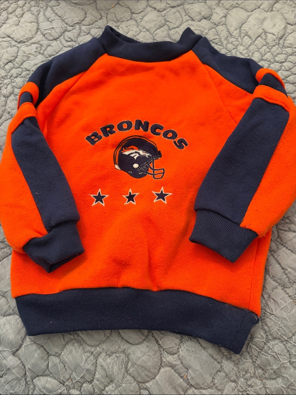 Vintage Denver Broncos Baby Sweater